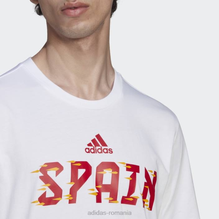 Adidas tricou alb pentru Cupa Mondială FIFA 2022 spania adidas unisex alb 2JBN15087