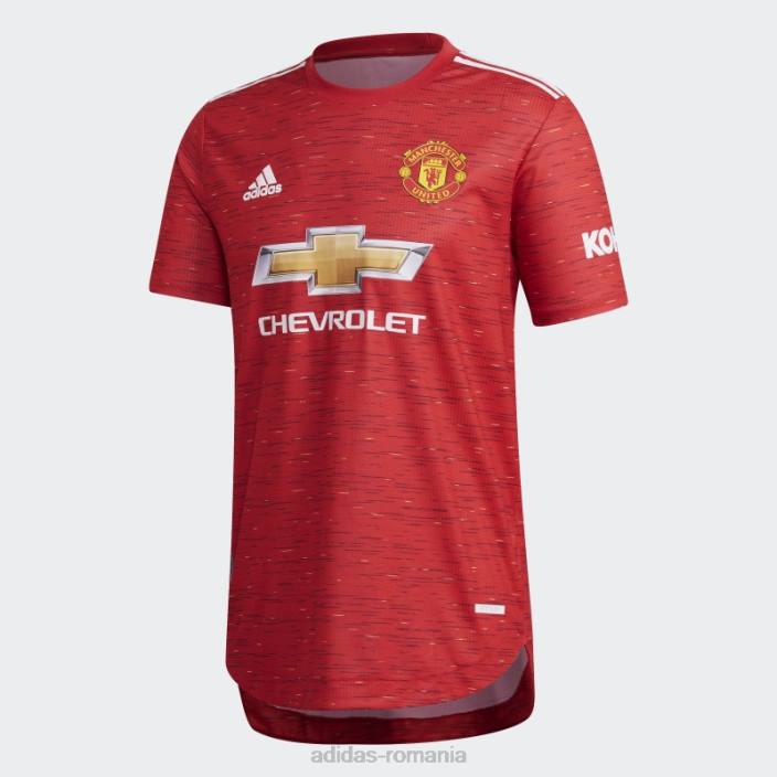 Adidas tricou autentic manchester united 20/21 acasă, roșu real unisex roșu adevărat 2JBN15247