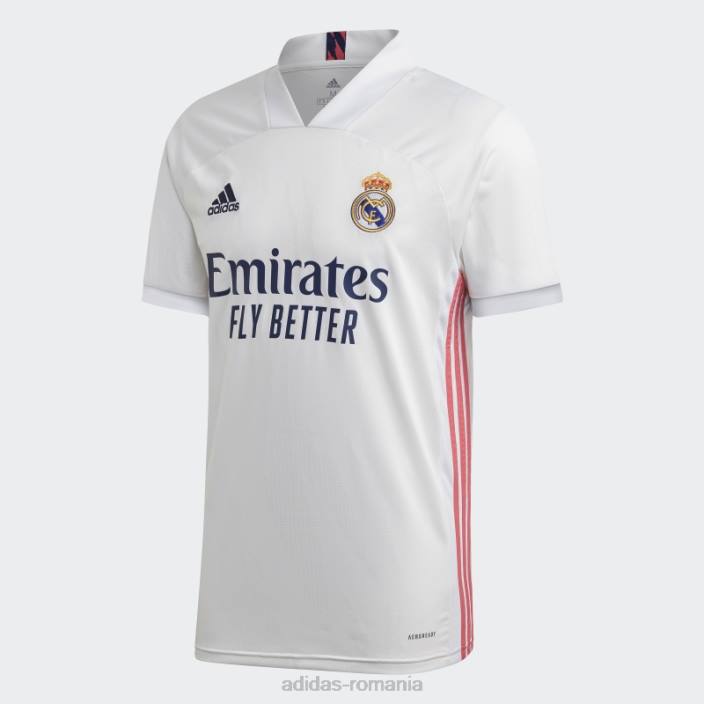 Adidas tricoul home real madrid 20/21 alb unisex alb 2JBN3764