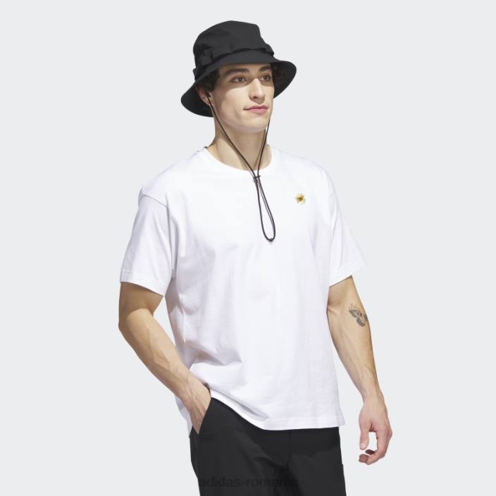 Adidas alb adicross drop two tee (neutru de gen) adidas unisex alb 2JBN5073