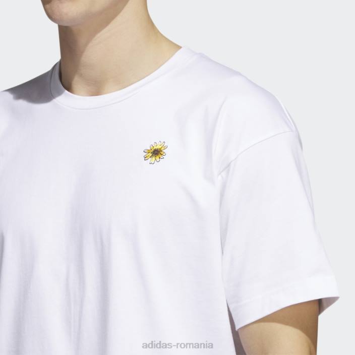 Adidas alb adicross drop two tee (neutru de gen) adidas unisex alb 2JBN5073