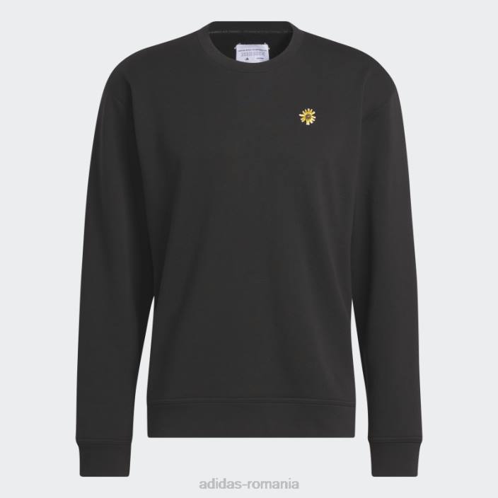 Adidas hanorac negru adicross x burning cart layer crew golf unisex negru 2JBN5332