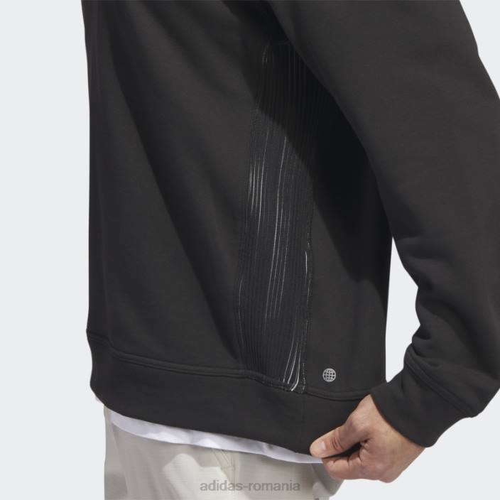 Adidas hanorac negru adicross x burning cart layer crew golf unisex negru 2JBN5332