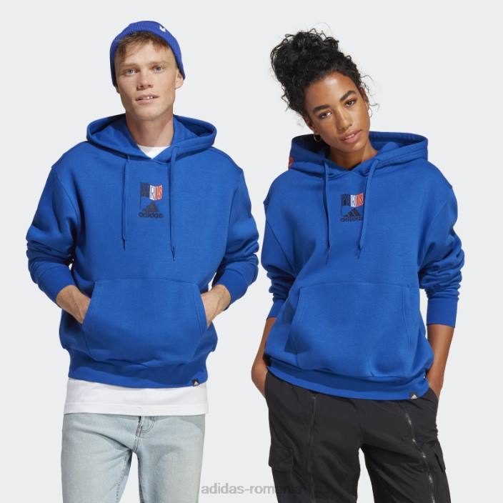 Adidas hanorac grafic albastru regal unisex albastru regal 2JBN13639