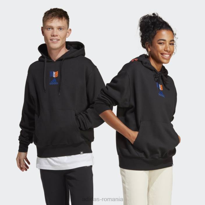 Adidas hanorac grafic negru unisex negru 2JBN14189