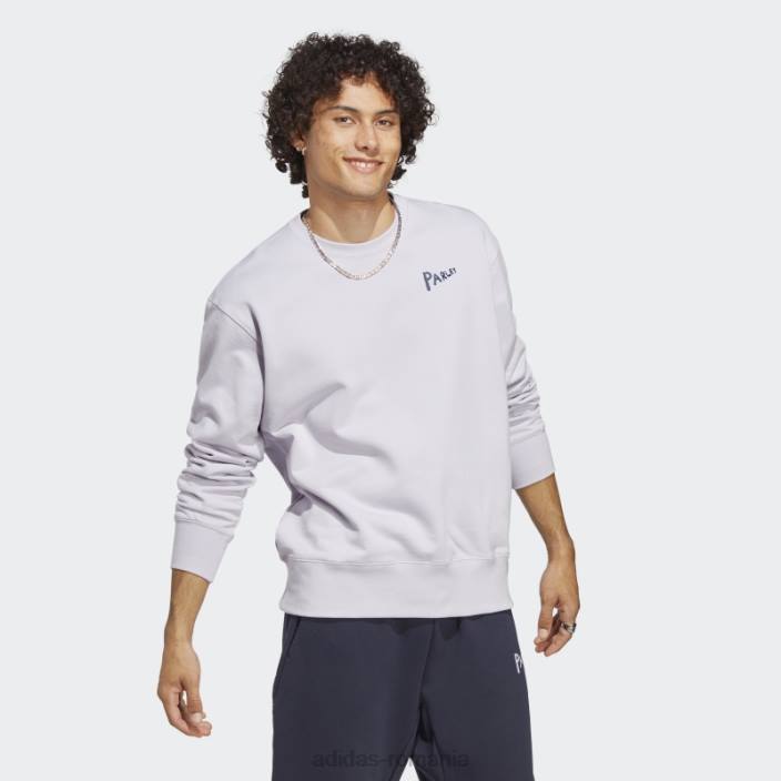 Adidas hanorac silver dawn x parley (gen neutru) fashion unisex zori argintii 2JBN5107