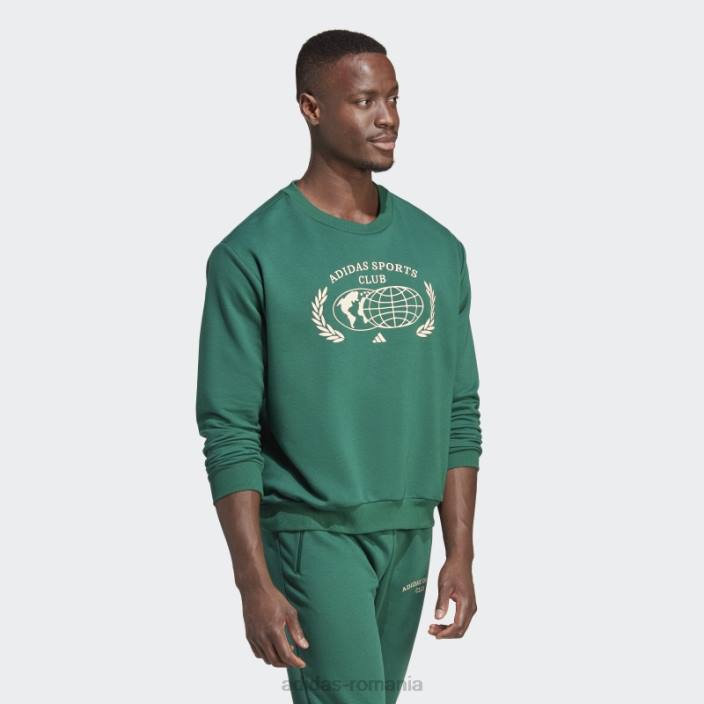 Adidas hanorac verde de club sportiv unisex verde 2JBN5519