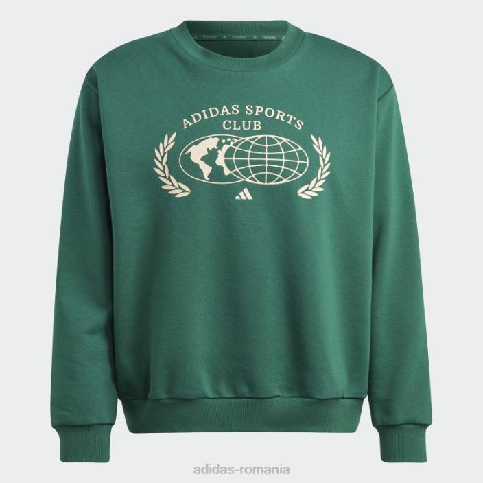 Adidas hanorac verde de club sportiv unisex verde 2JBN5519
