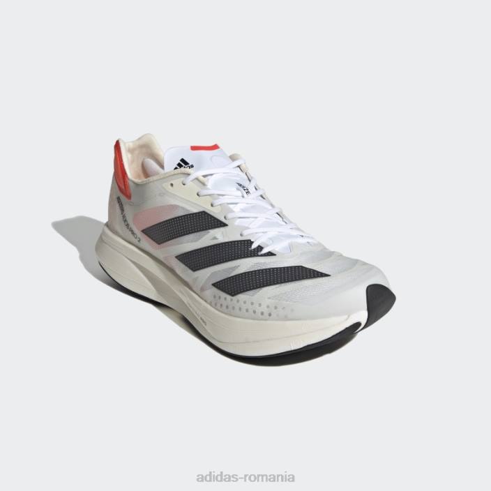 Adidas pantofi adizero adios pro 2.0 alb adidas unisex alb/carbon/rosu 2JBN414