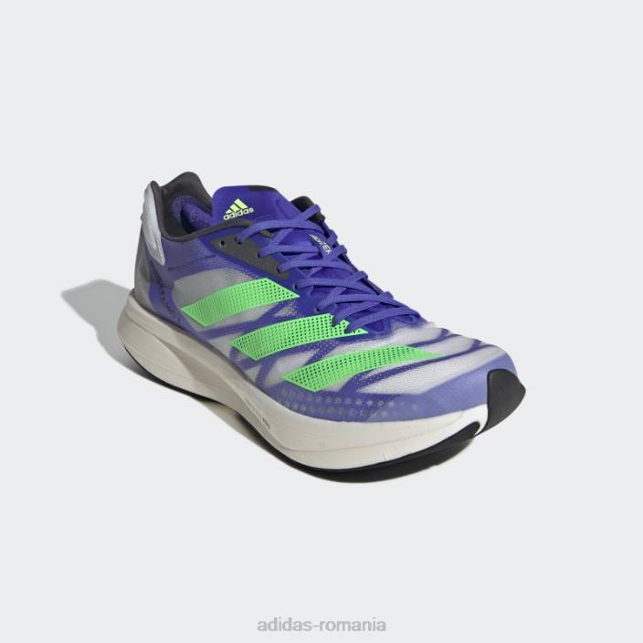 Adidas pantofi adizero adios pro 2.0 ink adidas unisex cerneală/verde/alb 2JBN348