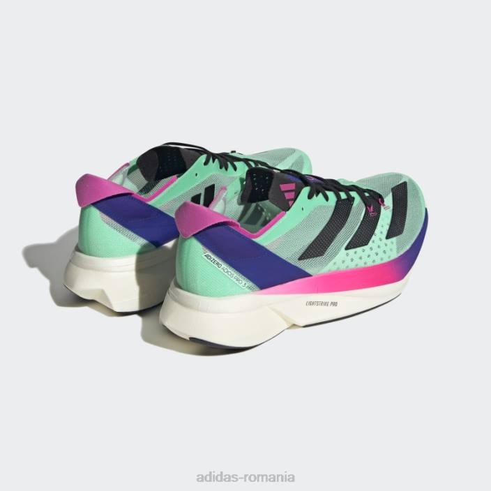 Adidas pantofi adizero adios pro 3.0 mint unisex menta/negru/albastru 2JBN3662