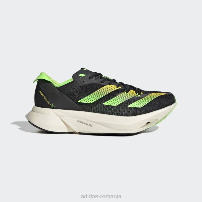 Adidas pantofi galbeni adizero adios pro 3 unisex negru/galben/verde 2JBN226