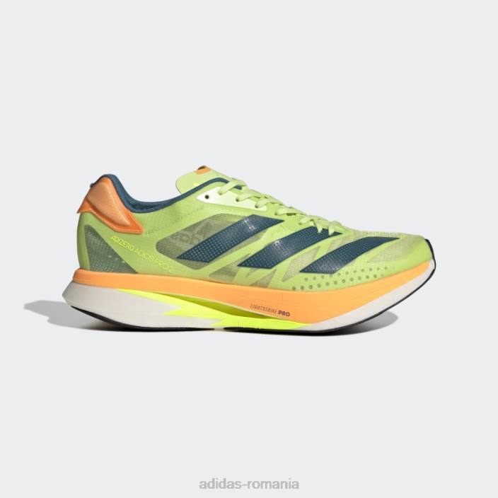 Adidas pantofi lime adizero adios pro 2.0 adidas unisex lime/teal real/portocaliu 2JBN51