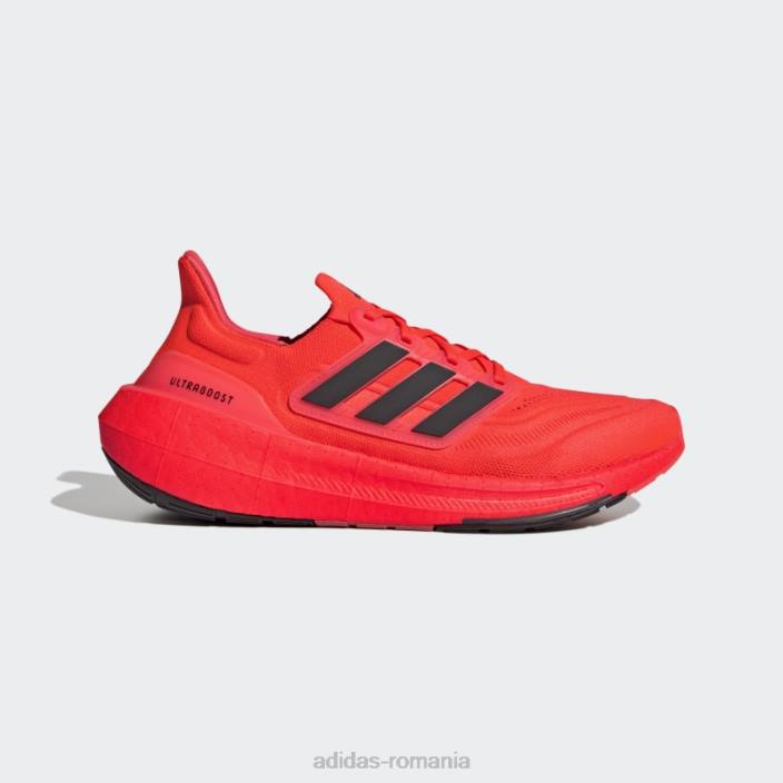 Adidas pantofi metali ultraboost light unisex roșu/negru/metalic 2JBN3874