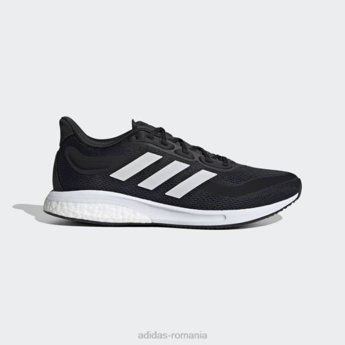 Adidas pantofi supernova negri unisex negru/alb/argintiu 2JBN12944