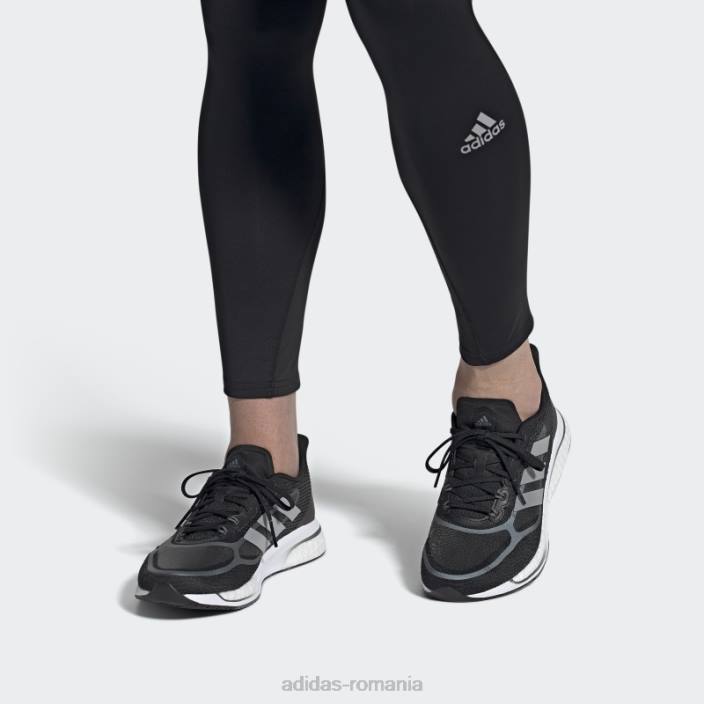 Adidas pantofi supernova+ oxid albastru unisex oxid negru/argintiu/albastru 2JBN13022