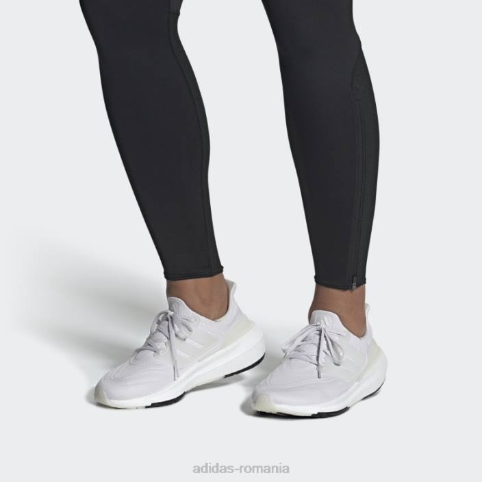 Adidas pantofi ultraboost cu lumină albă unisex alb 2JBN1382