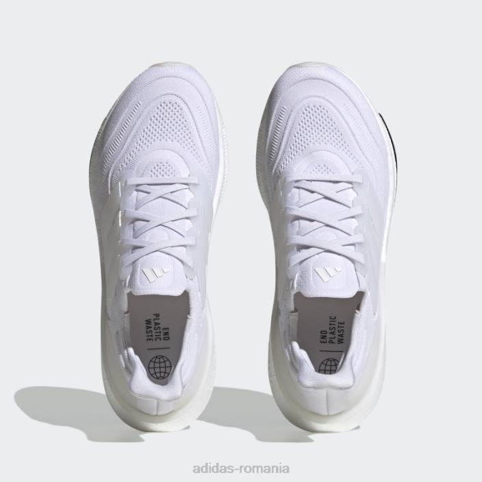 Adidas pantofi ultraboost cu lumină albă unisex alb 2JBN1382