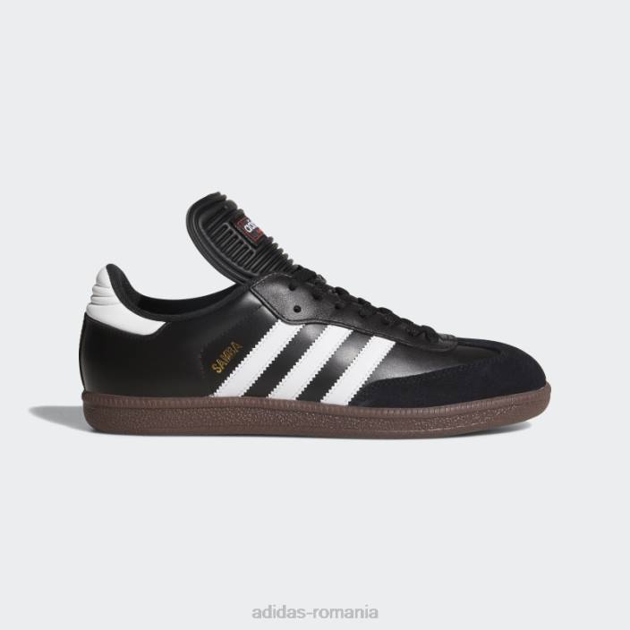 Adidas cizme clasice samba negre unisex alb negru 2JBN12304