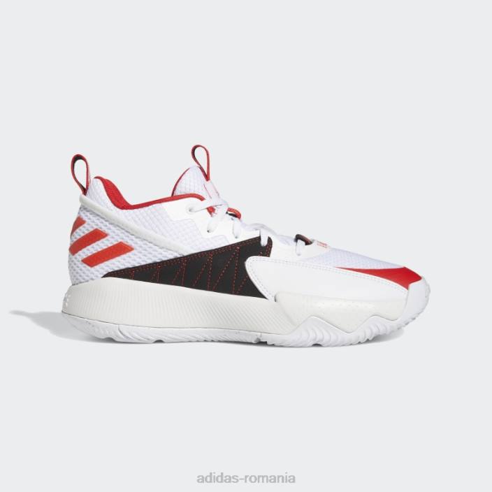 Adidas alb certificat dame unisex alb/roșu/gri liniuță 2JBN4658