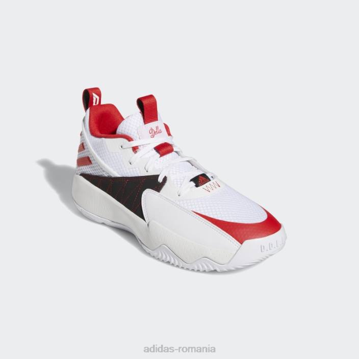 Adidas alb certificat dame unisex alb/roșu/gri liniuță 2JBN4658