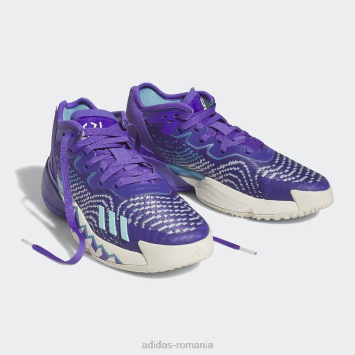 Adidas aqua d.o.n. numărul 4 pantofi unisex papură violet/alb/aqua 2JBN170
