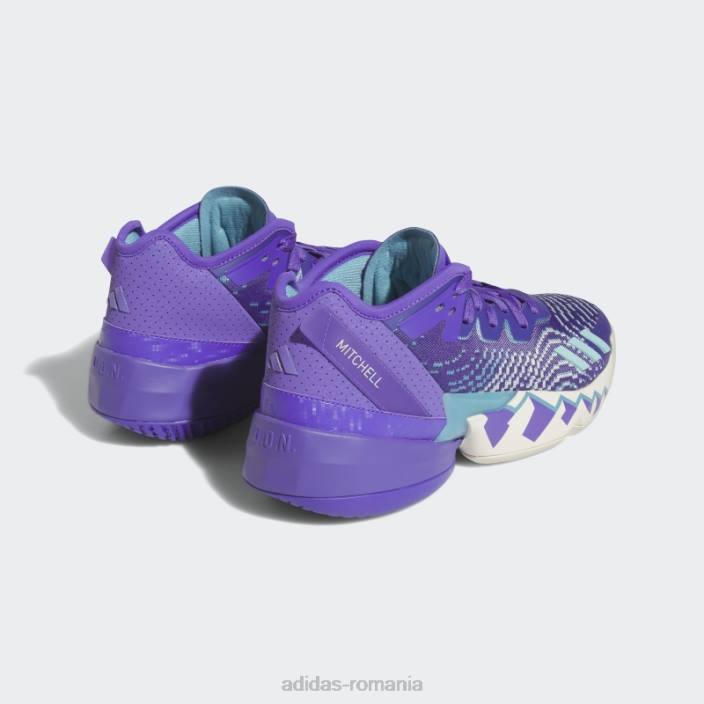 Adidas aqua d.o.n. numărul 4 pantofi unisex papură violet/alb/aqua 2JBN170