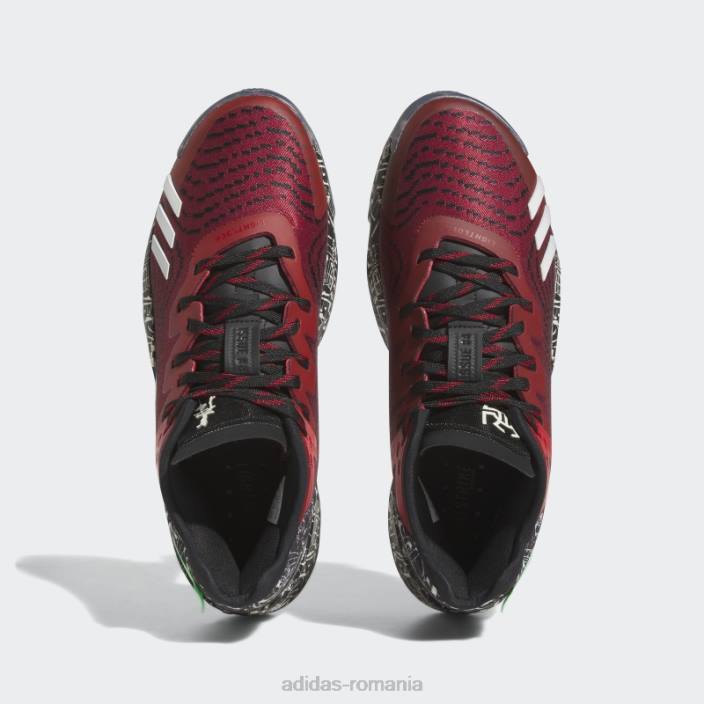 Adidas don. emisiune 4 pantofi stacojiu unisex stacojiu/negru/alb 2JBN12668