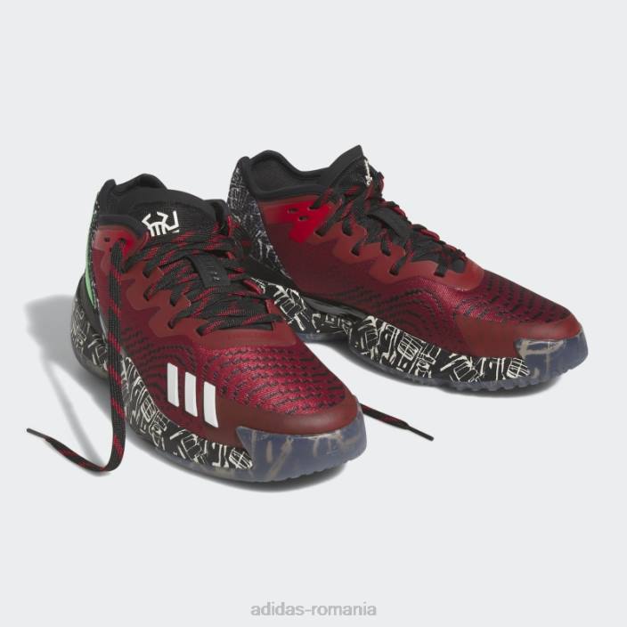 Adidas don. emisiune 4 pantofi stacojiu unisex stacojiu/negru/alb 2JBN12668