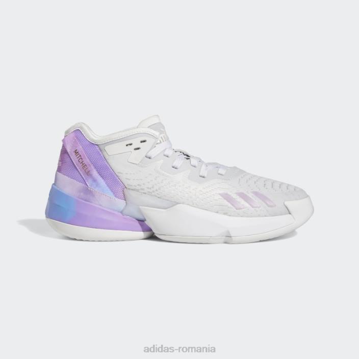 Adidas don. numărul 4 pantofi dash gri adidas unisex liniuță gri/liliac/gri 2JBN4350