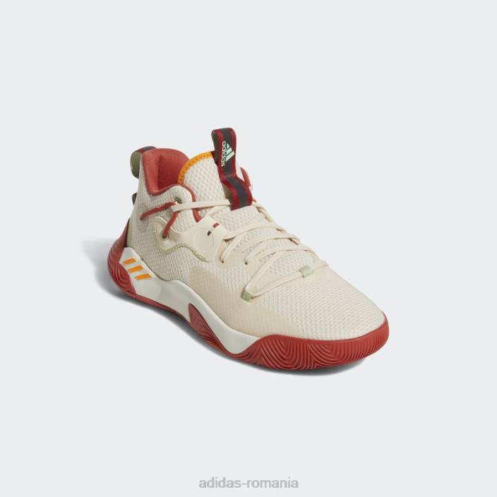 Adidas ecru tint harden stepback 3 pantofi unisex tentă ecru/chihlimbar alterat/lime 2JBN664