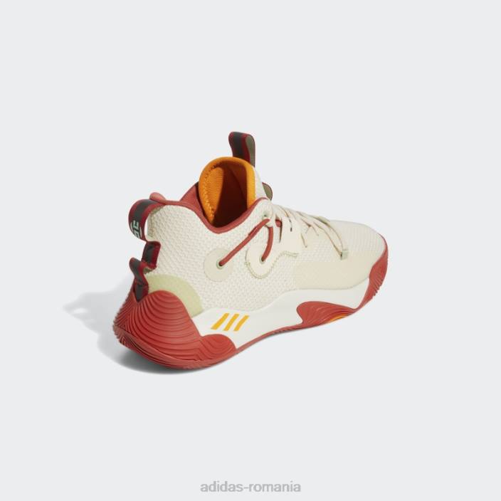 Adidas ecru tint harden stepback 3 pantofi unisex tentă ecru/chihlimbar alterat/lime 2JBN664