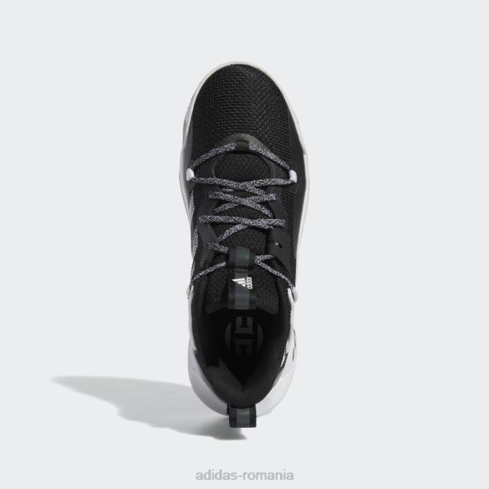 Adidas harden stepback 3 pantofi negri unisex alb negru 2JBN4477