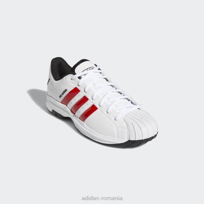 Adidas model pro 2g pantofi joase stacojiu unisex alb/stacojiu/negru 2JBN12900