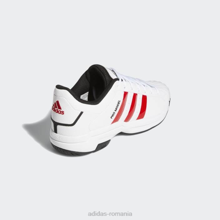 Adidas model pro 2g pantofi joase stacojiu unisex alb/stacojiu/negru 2JBN12900