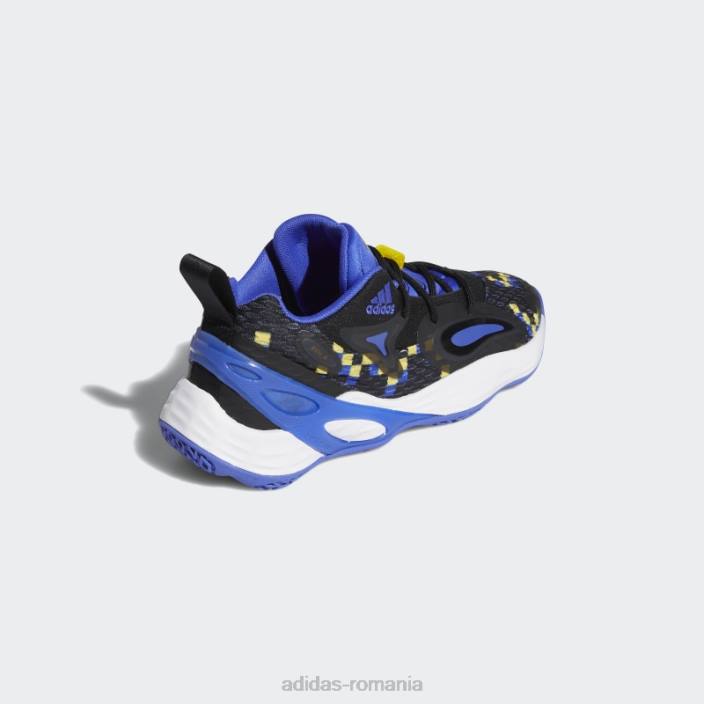 Adidas negru prezintă un pantofi unisex negru/cerneală/alb 2JBN707