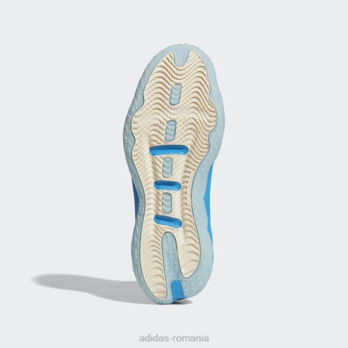 Adidas pantofi cyan Dame 8 unisex cyan/argintiu/soc cyan 2JBN4625
