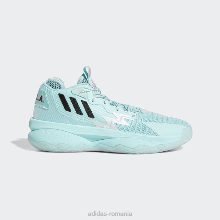 Adidas pantofi dame 8 energy aqua unisex energie aqua/negru/roz 2JBN4472