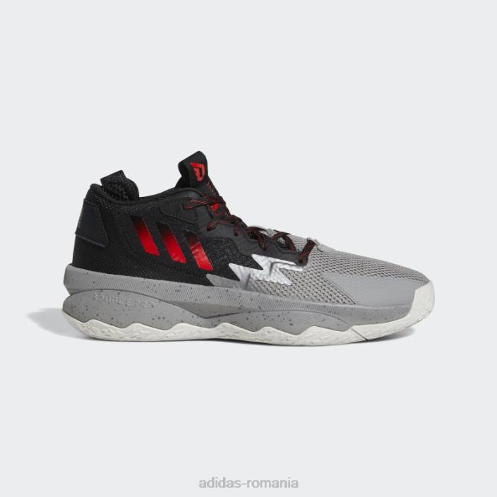 Adidas pantofi negri Dame 8 unisex gri/rosu/negru 2JBN628