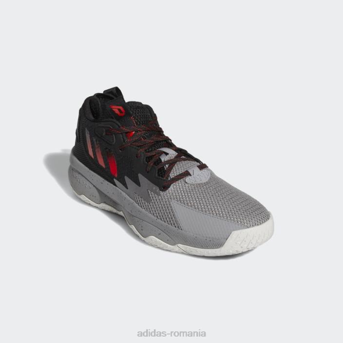 Adidas pantofi negri Dame 8 unisex gri/rosu/negru 2JBN628