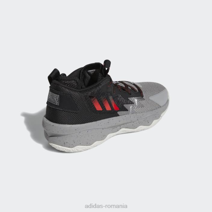 Adidas pantofi negri Dame 8 unisex gri/rosu/negru 2JBN628