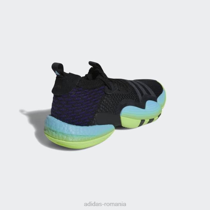 Adidas pantofi negri trae young 2.0 adidas unisex negru/verde 2JBN4809