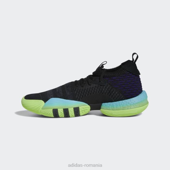 Adidas pantofi negri trae young 2.0 adidas unisex negru/verde 2JBN4809