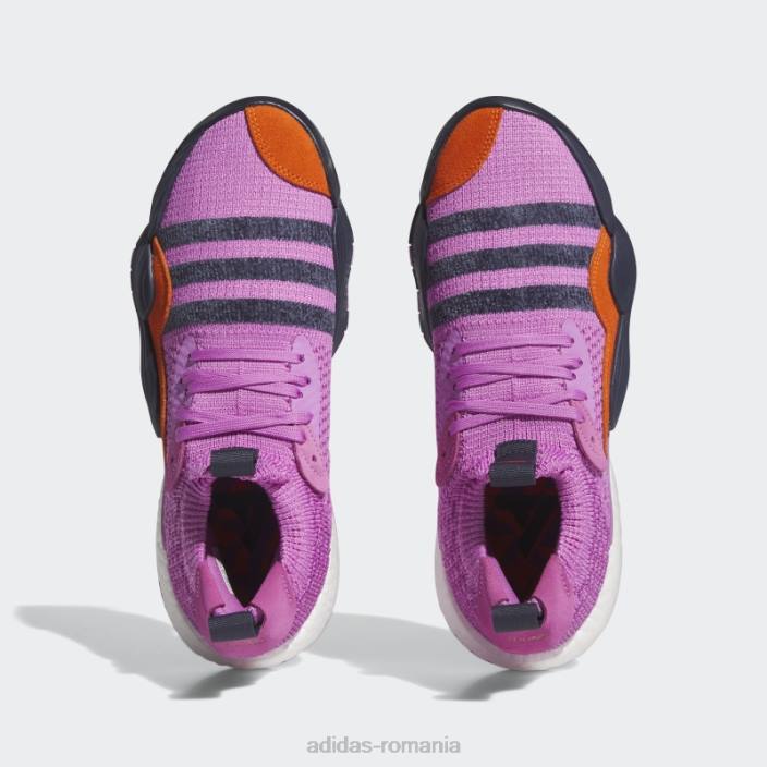 Adidas pantofi trae young 2.0 liliac unisex liliac/marine/portocaliu 2JBN241