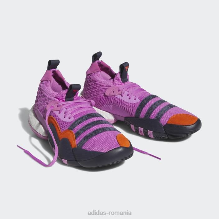 Adidas pantofi trae young 2.0 liliac unisex liliac/marine/portocaliu 2JBN241