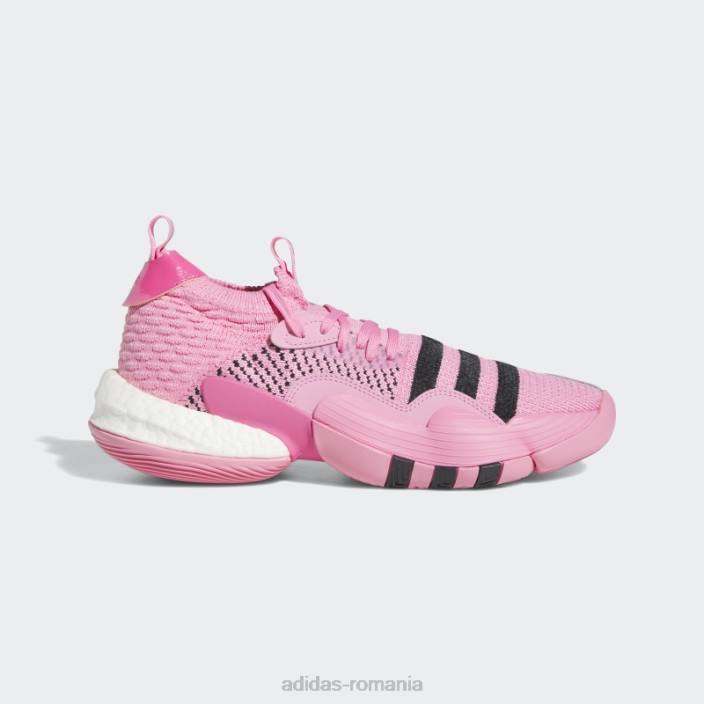 Adidas pantofi trae young 2.0 roz adidas unisex roz/negru/magenta 2JBN4704