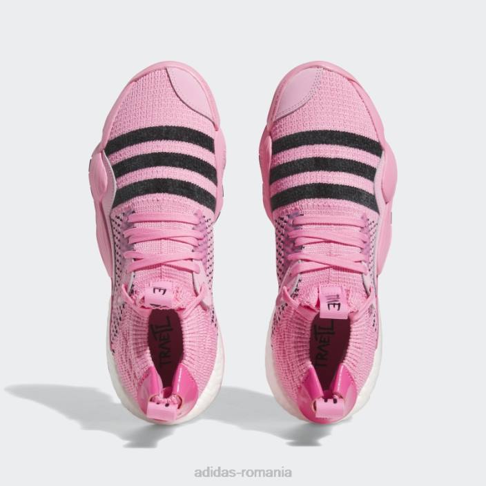 Adidas pantofi trae young 2.0 roz adidas unisex roz/negru/magenta 2JBN4704