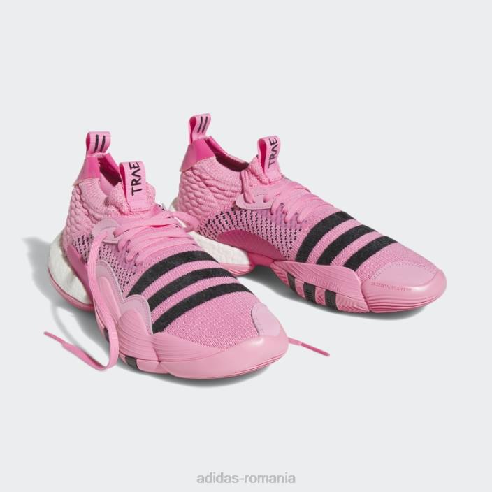 Adidas pantofi trae young 2.0 roz adidas unisex roz/negru/magenta 2JBN4704