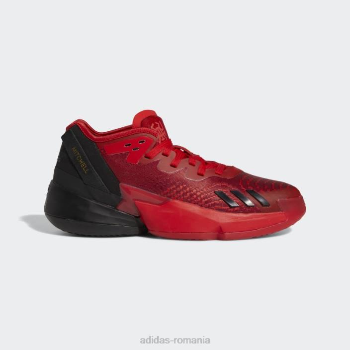 Adidas roșu d.o.n. numărul 4 pantofi adidas unisex roșu/negru 2JBN297