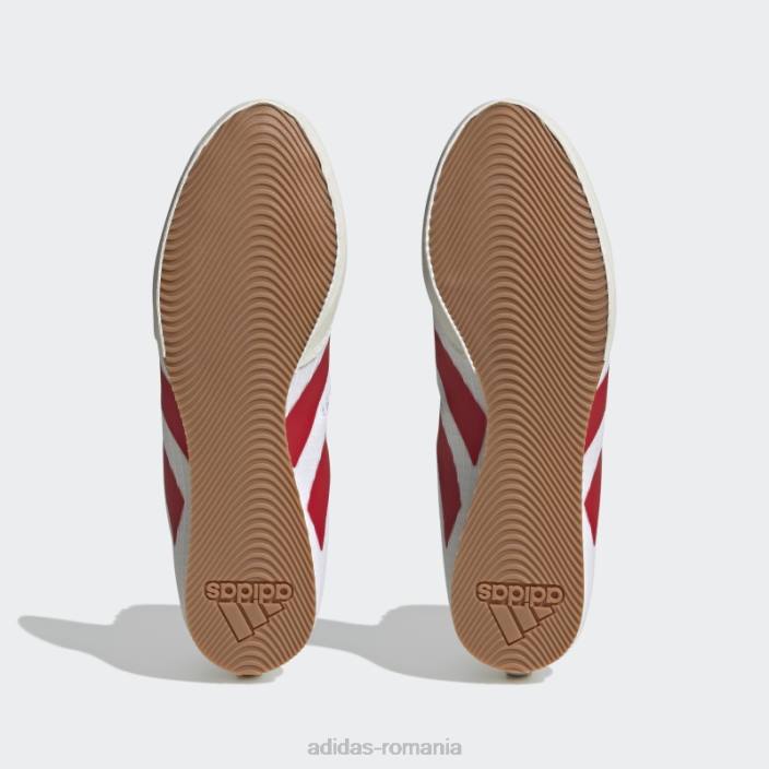 Adidas cutie albă porc 4 pantofi unisex nuanță alb/stacojiu/alb 2JBN12388